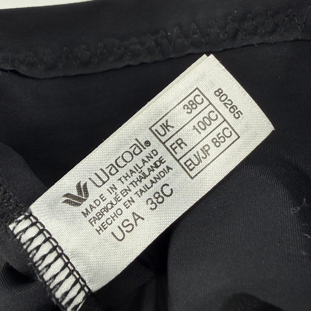 Wacoal Underwire Camisole Women 38C‎ Black Shapewear Tank 80265 - Picture 5 of 6